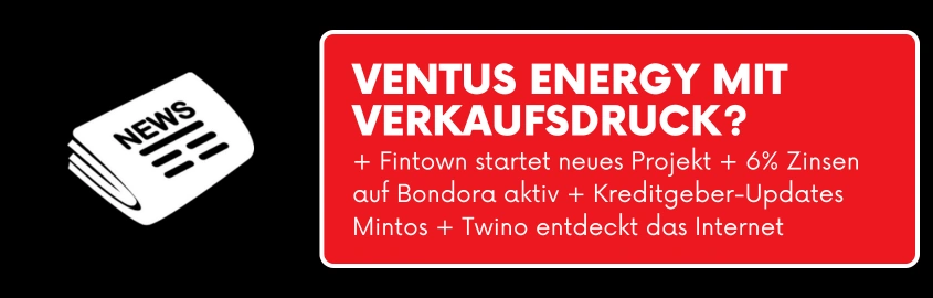 p2p kredite news ventus energy early exit cover
